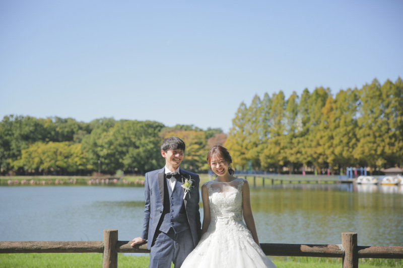 自然の中でロケーション撮影