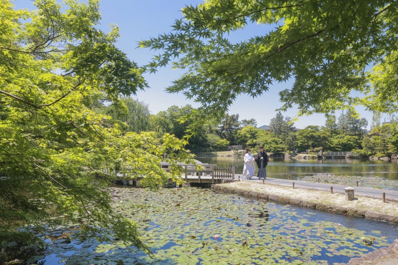 風景をたくさん入れて