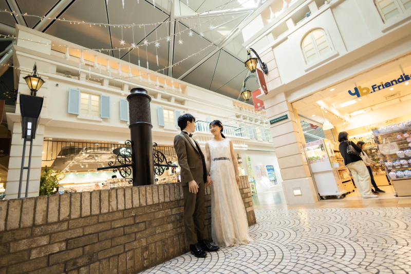 異国な感じのショップ街