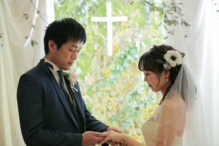 ロマンティックなチャペルフォト