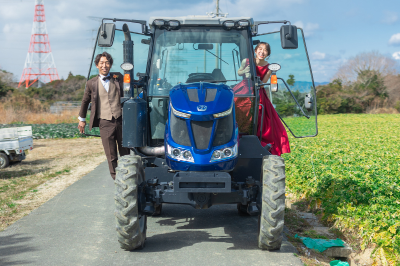 トラクターで