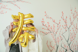 笑顔が素敵なお二人のスタジオ撮影！