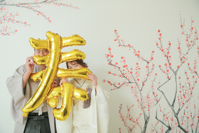 笑顔が素敵なお二人のスタジオ撮影！