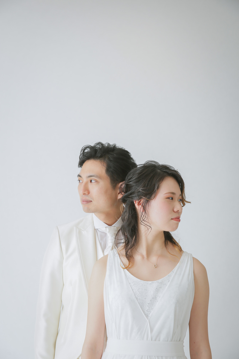 シンプル背景で