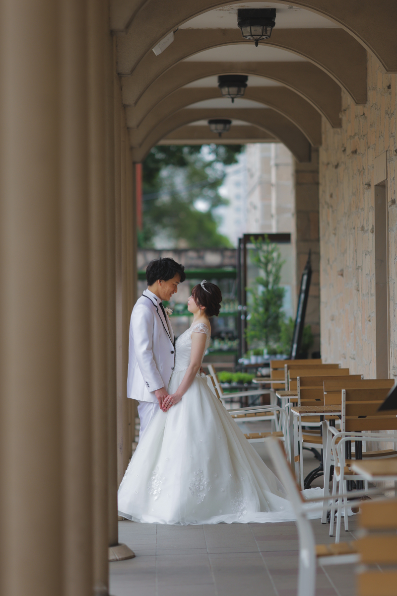 奥行きがあるショット