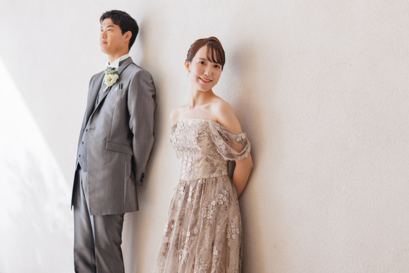 カラードレスに変えて