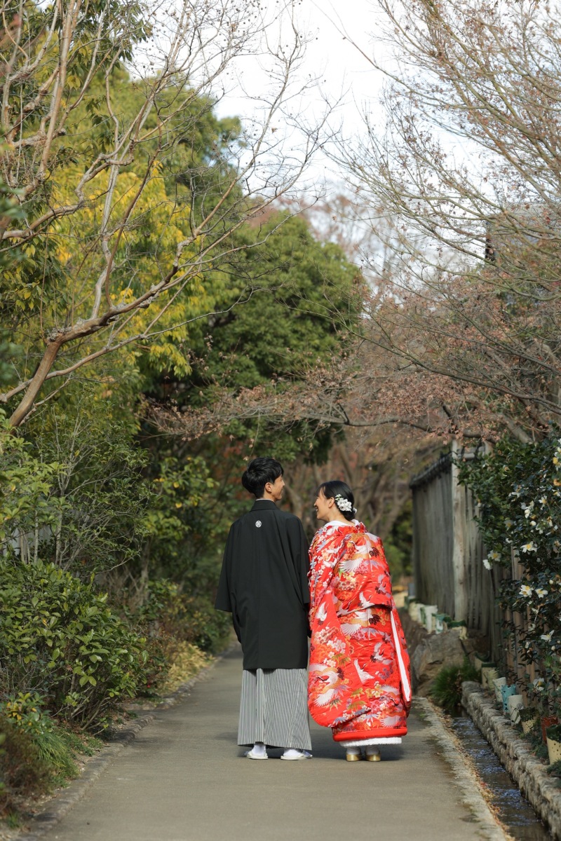 小道での撮影！