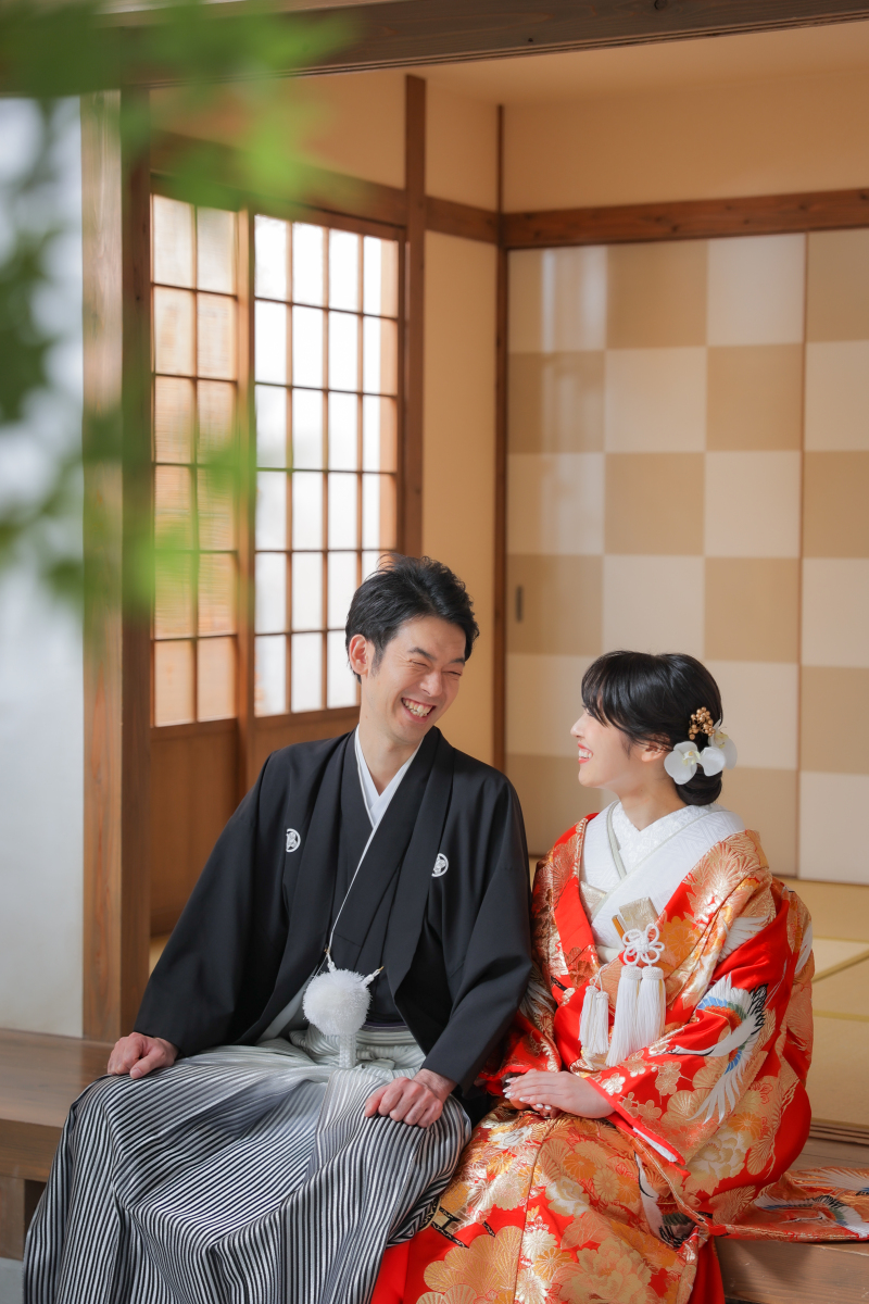 色打掛にチェンジ