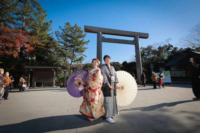 伊勢神宮での撮影