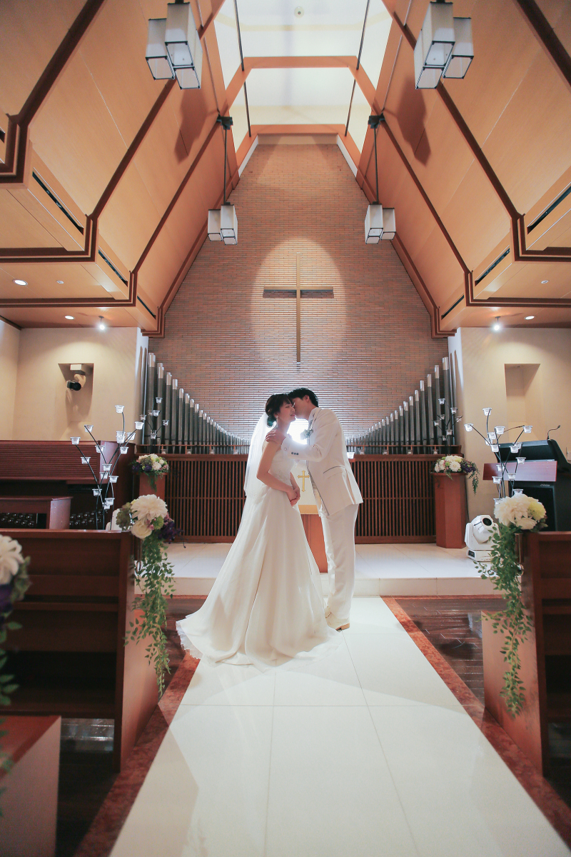 本格的チャペルでの撮影♪