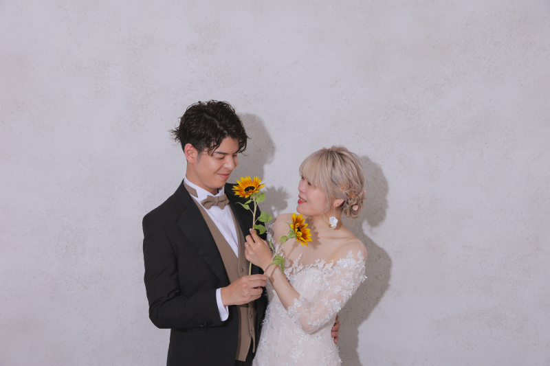 ひまわりを持って！