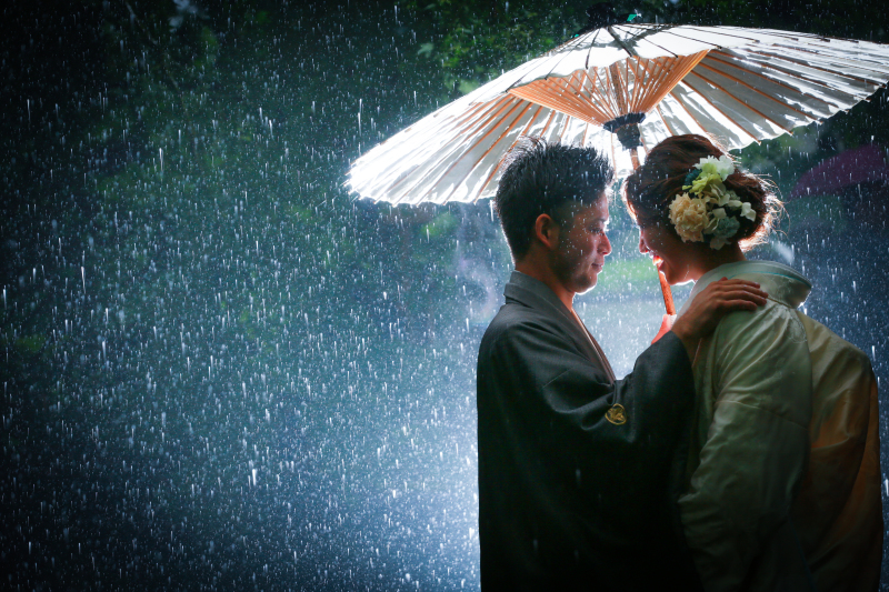 雨の日も幻想的に撮影できます！