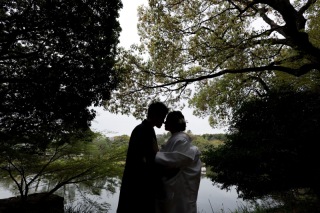 白鳥庭園ロケーション撮影！