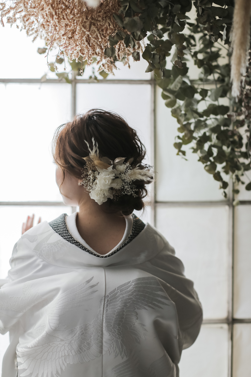 シルエットを映して