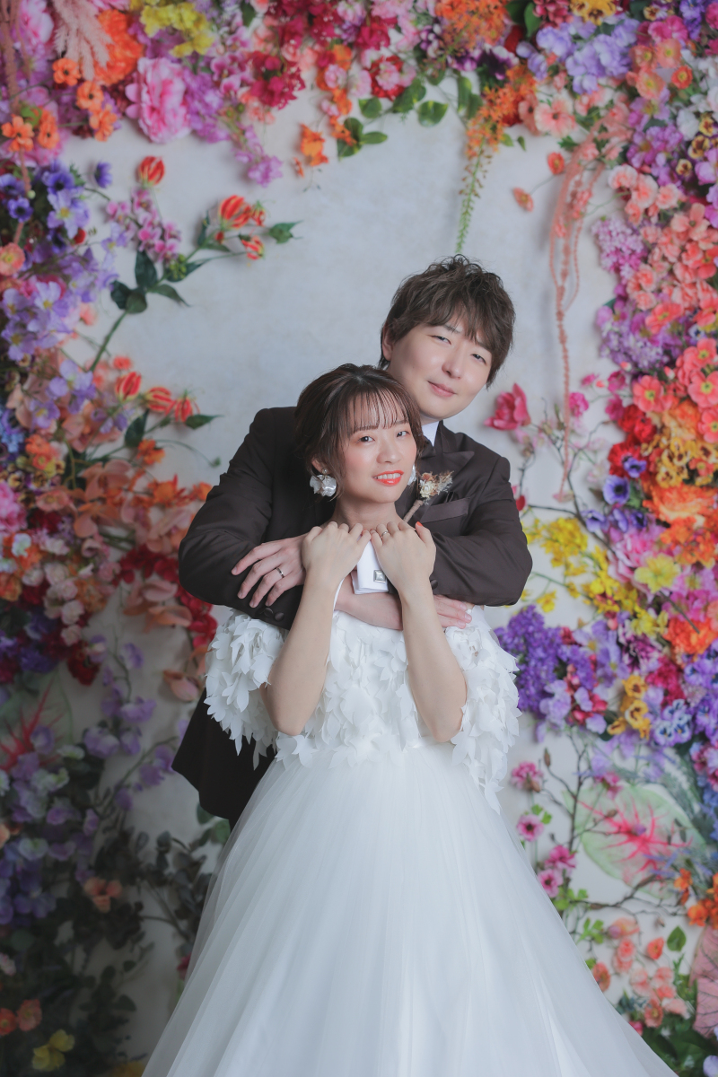 フラワーウォールで