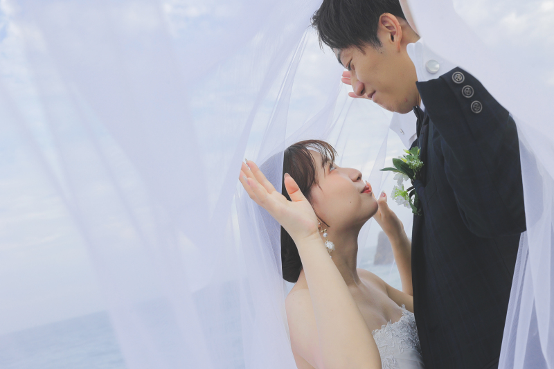 ヴェールの中で。