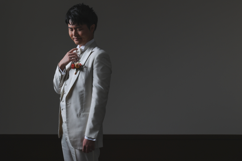 新郎様のソロカット