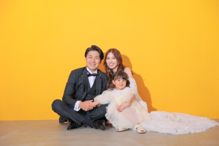 お子様との撮影も