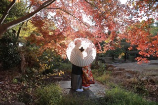 風情ある和装ロケ