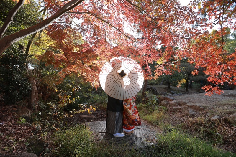 風情ある和装ロケ