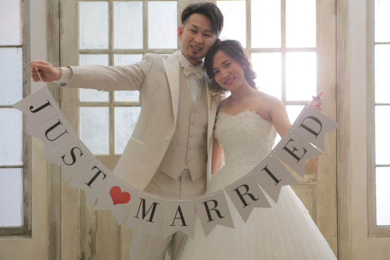 持ち込みの小物を使って