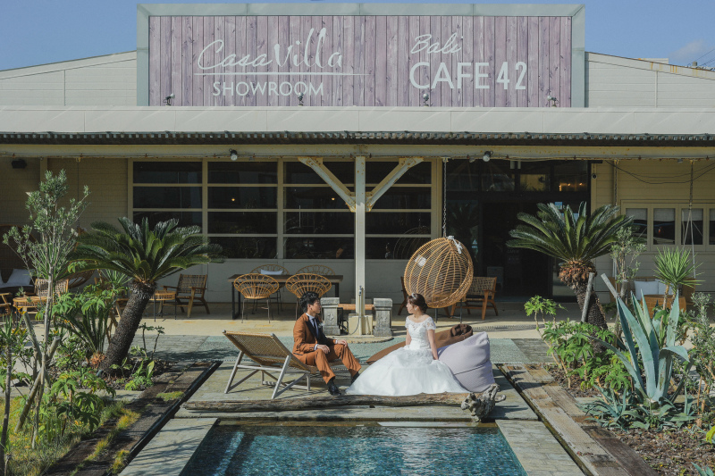 オシャレなカフェで