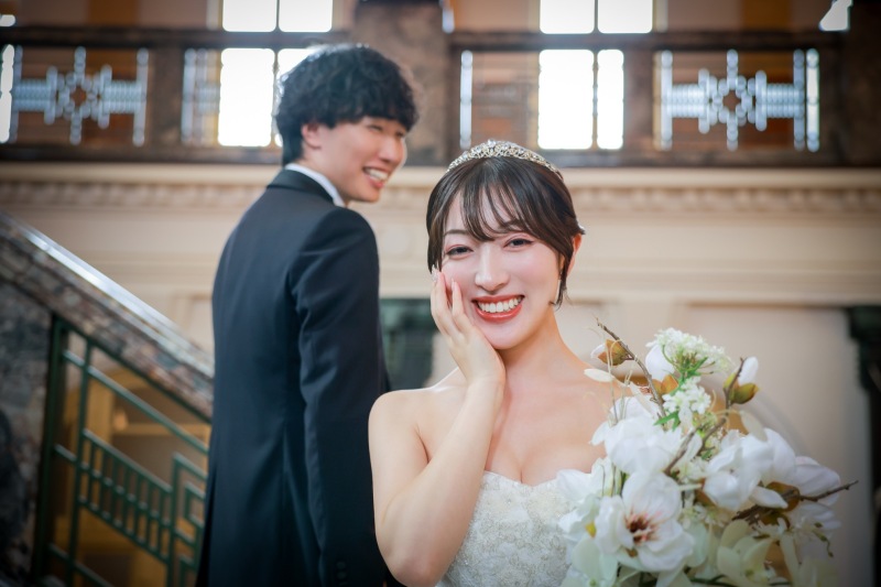 大舞台を背景に