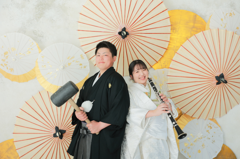 屋内庭園スタジオ2着撮影！