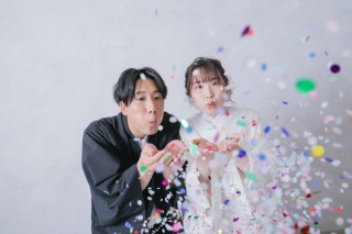 コンフェッティ ＆ 影絵あそび