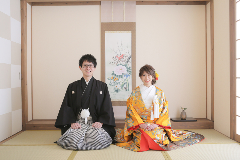 いろんな色の打掛も♪