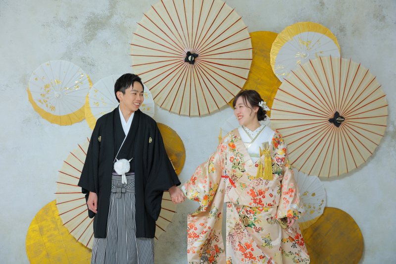 手繋ぎショット