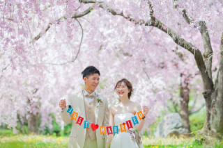 春の洋装ロケーション