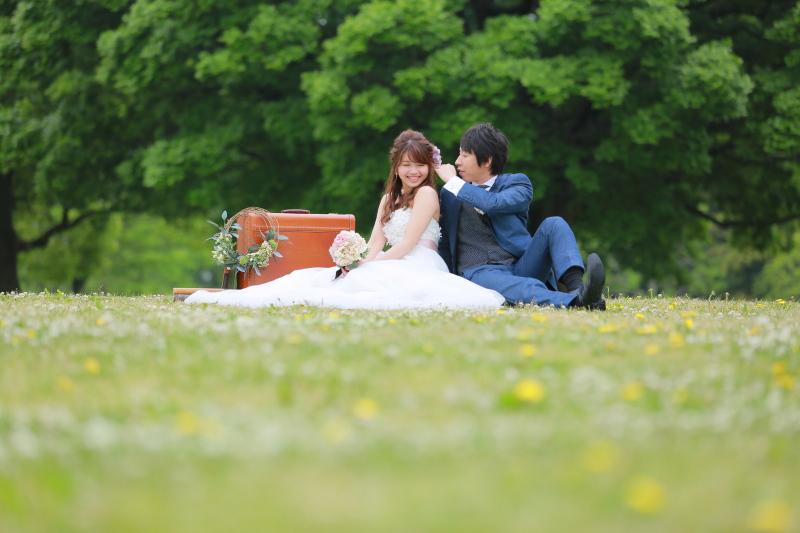 草原の上で・・・