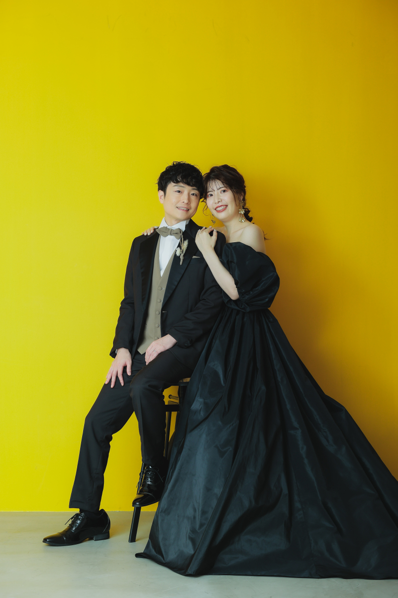 カラフルな背景で