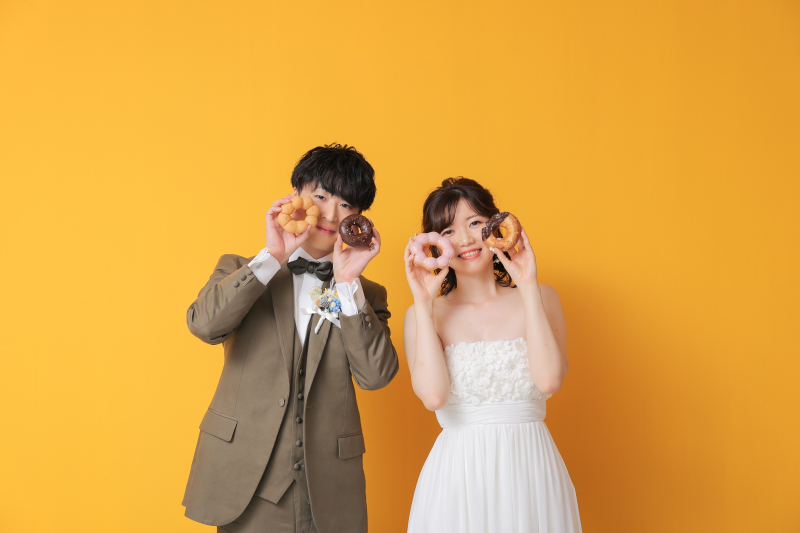 思い出のお小物を持参して。