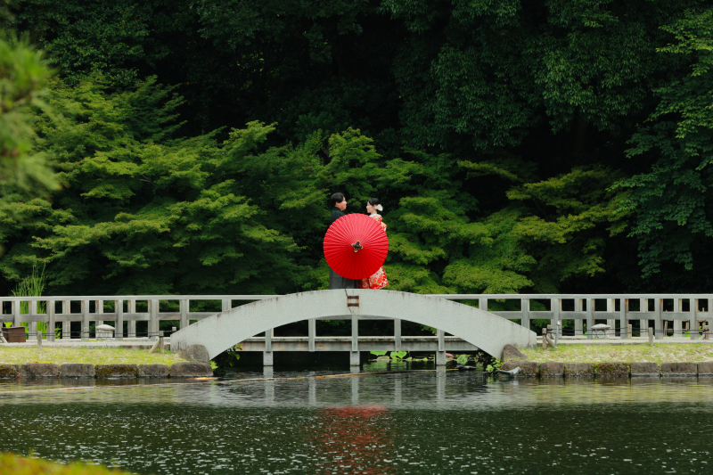 石橋にて