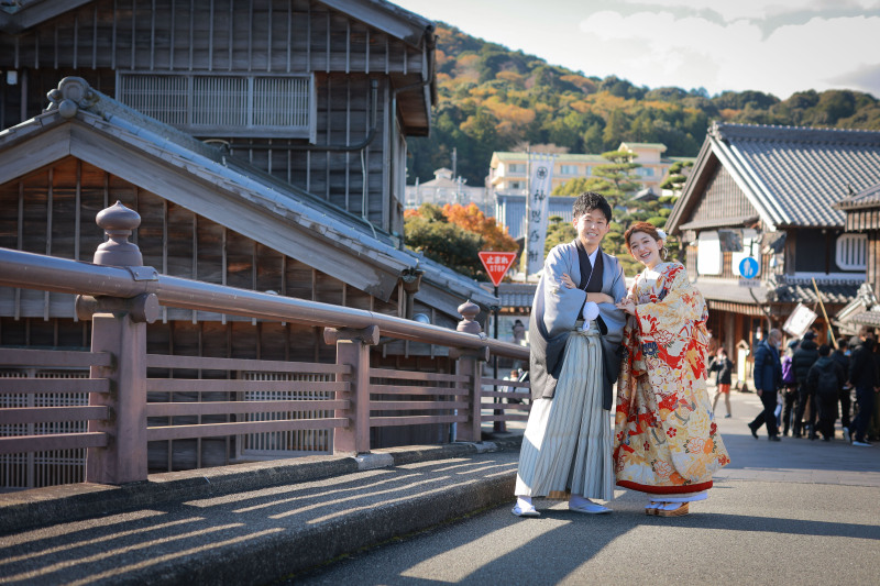 街並みでの撮影も