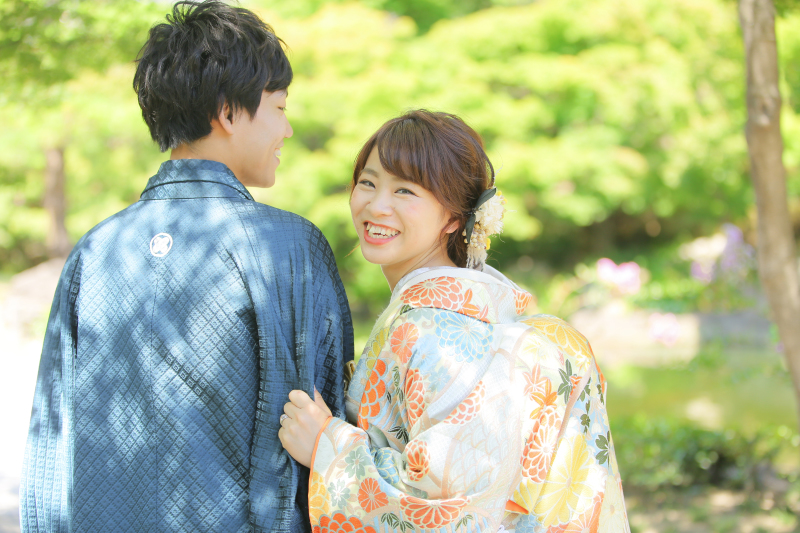 大人気の振り返りショット！