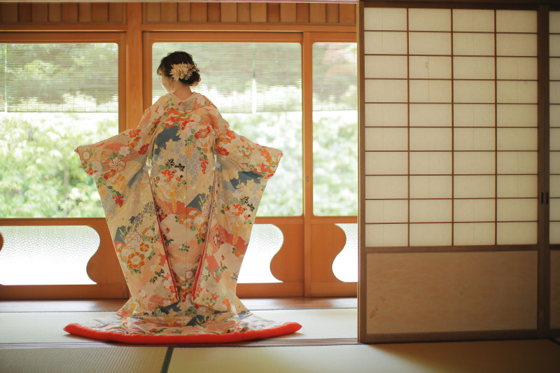 せっかくの色打掛を