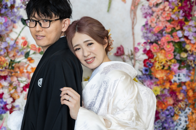 カラフルなお花