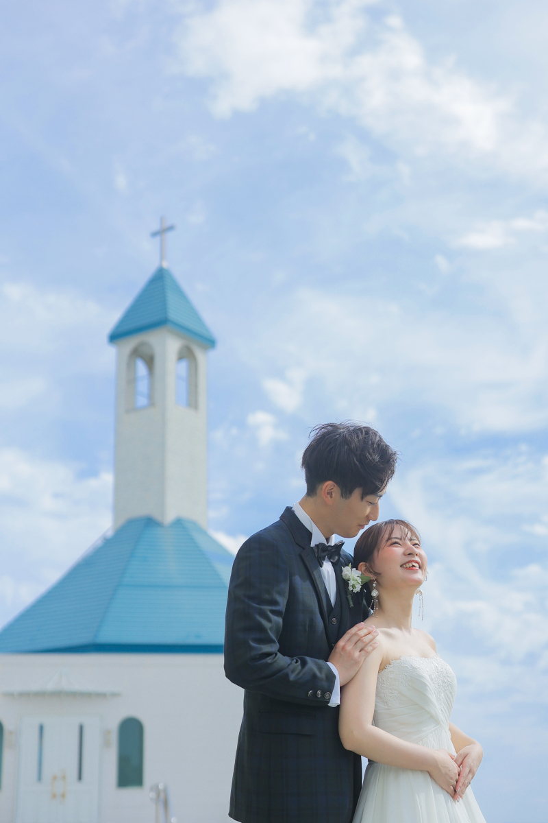 チャペル前のお庭でも