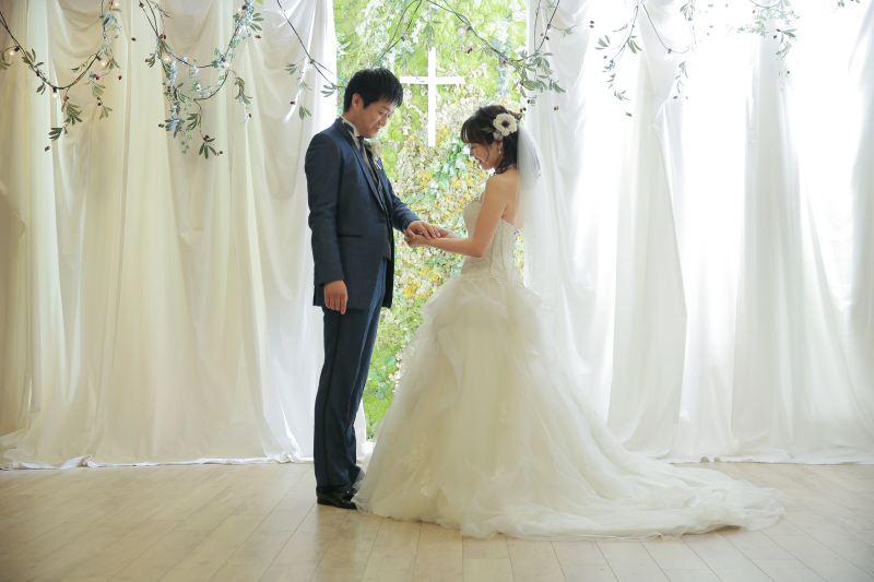 結婚式風のお写真を