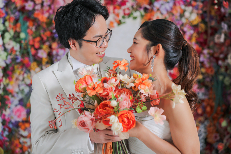 カラフルなお花でいっぱい！