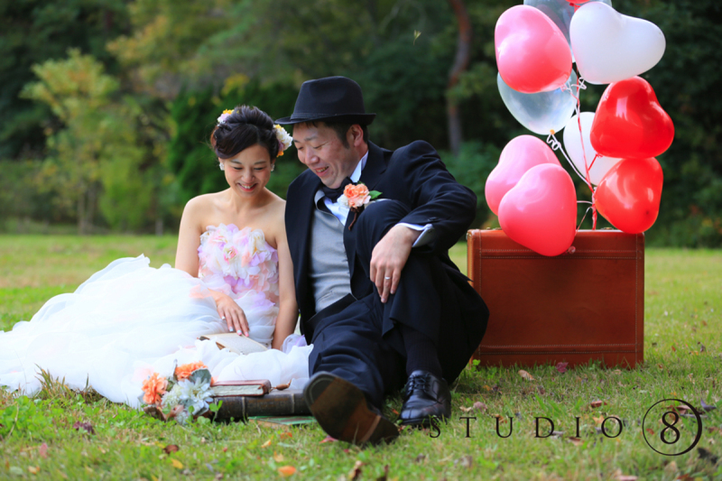 ドレスに着替えて