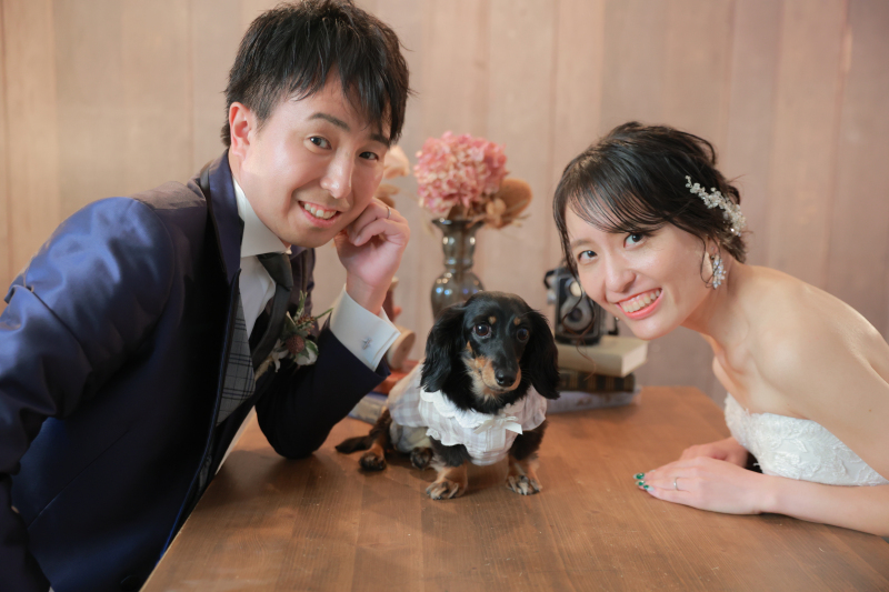 ペットのわんちゃんと