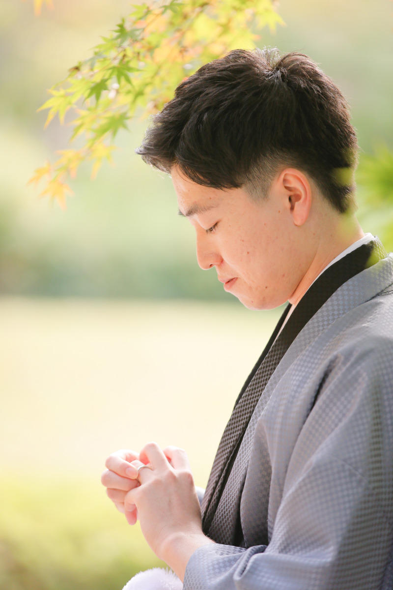 新郎様ソロショット