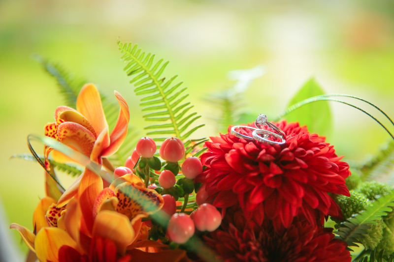 お持ち込みブーケと