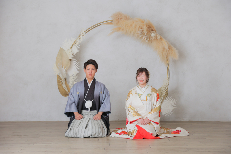 正座ショット。