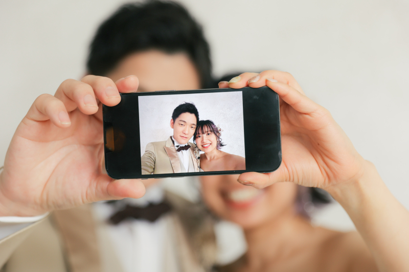 スマホを使って