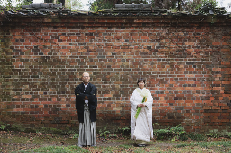 雰囲気のある赤レンガ